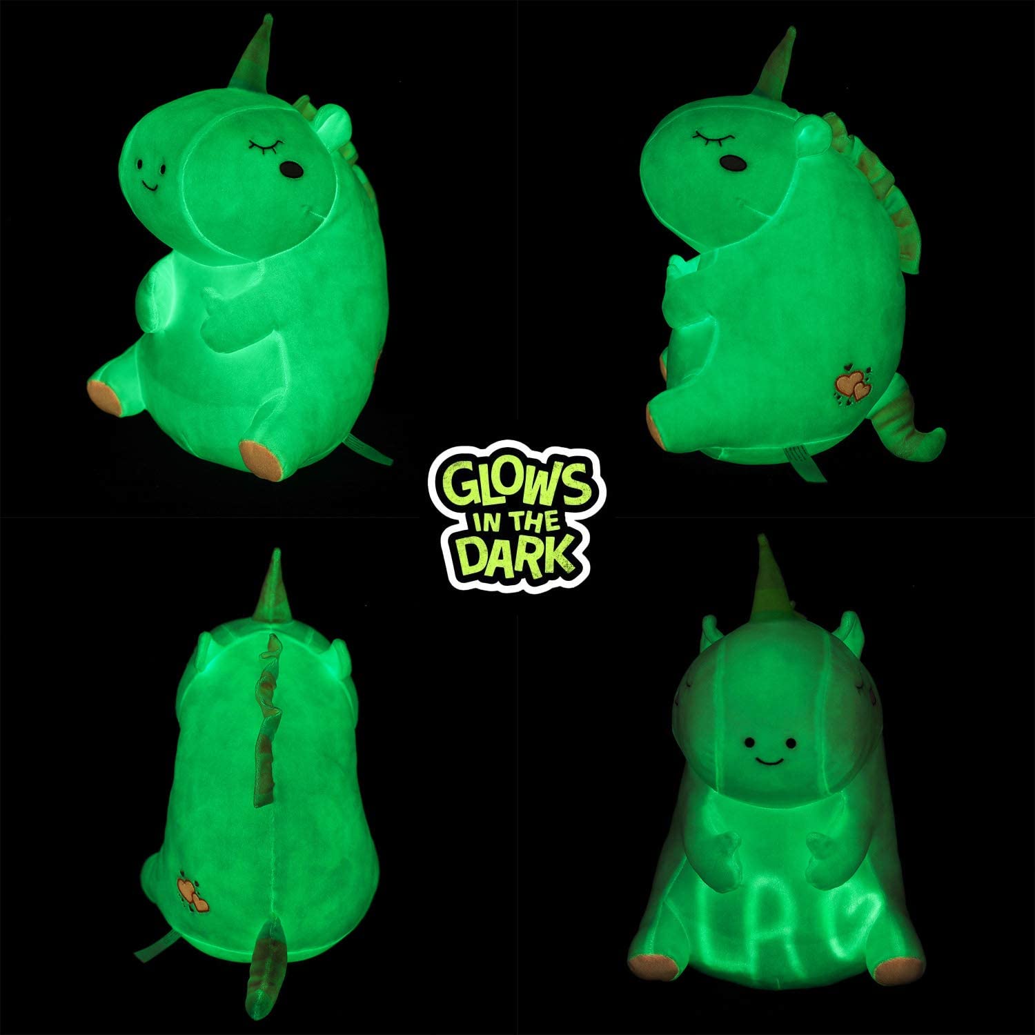 Little Room Glow in The Dark Unicorn Stuffed Animal Plush Toy