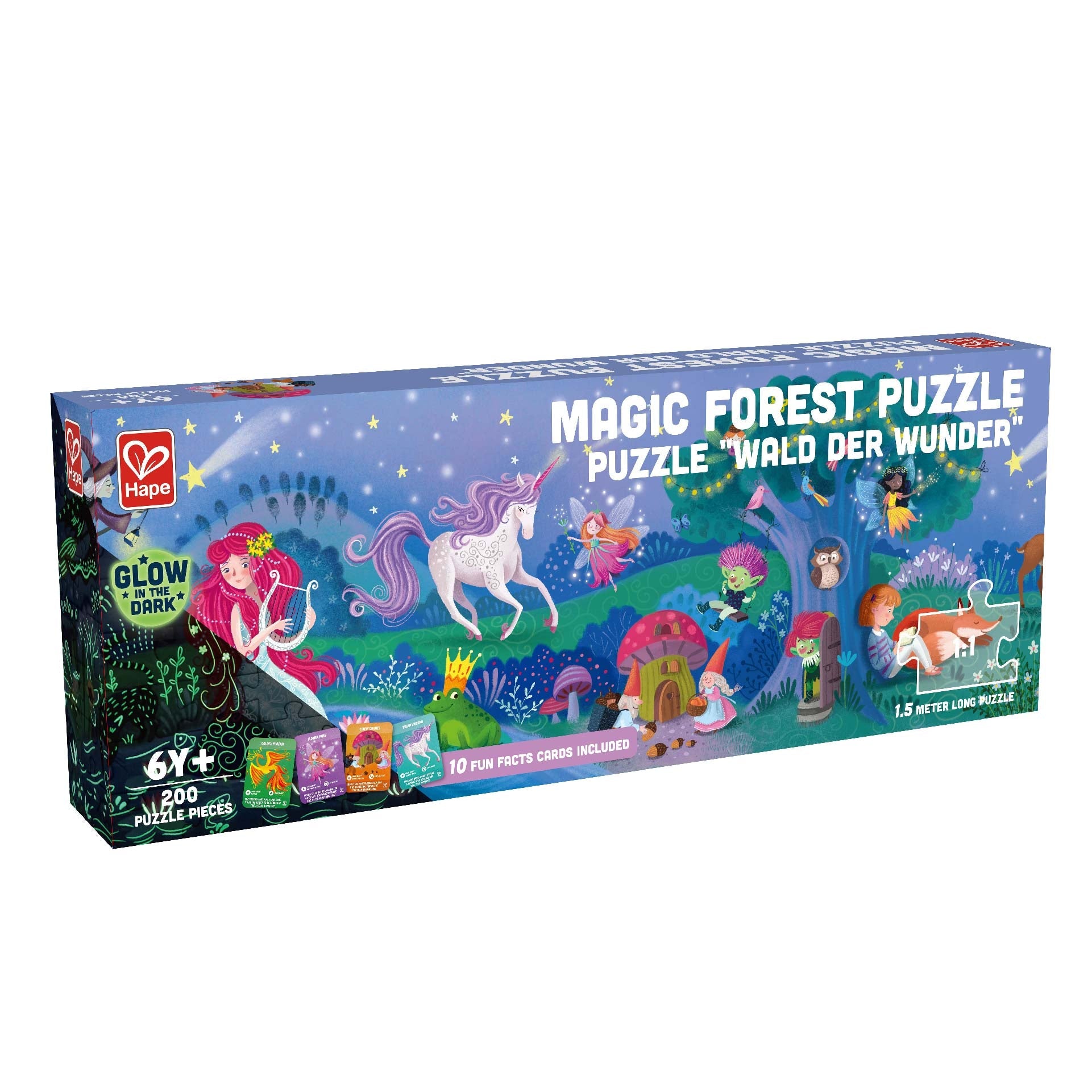 Hape Magic Forest Puzzle 200 Pieces Colorful Giant long puzzle
