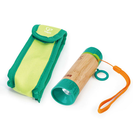 Hape 8 in 1 Nature Fun Kids Bamboo Explorer Kit for Ages 4 Years & Up with  Working Flashlight, Telescope, Compass, Periscope, and Specimen Jar